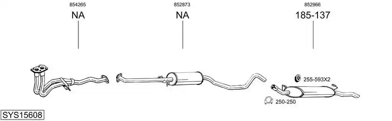 BOSAL SYS15608