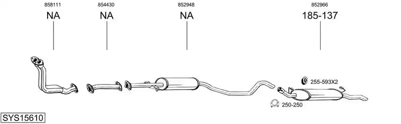 BOSAL SYS15610