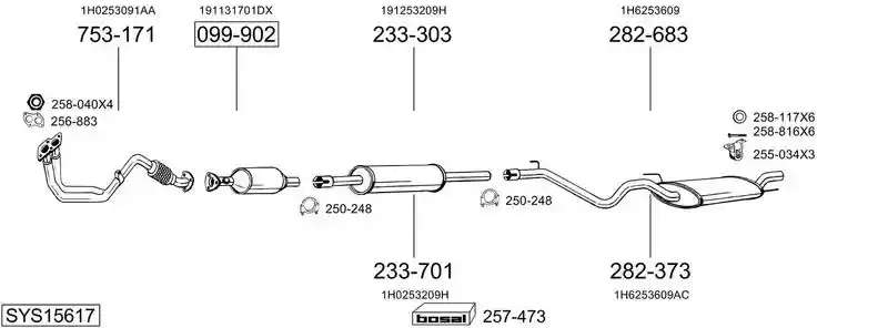 BOSAL SYS15617