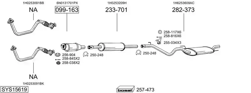 BOSAL SYS15619