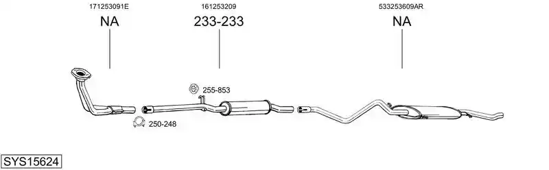 BOSAL SYS15624