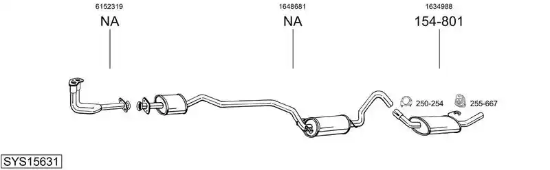 BOSAL SYS15631