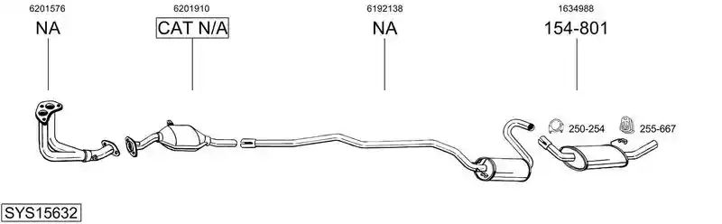 BOSAL SYS15632