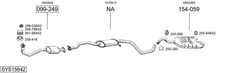 BOSAL SYS15642