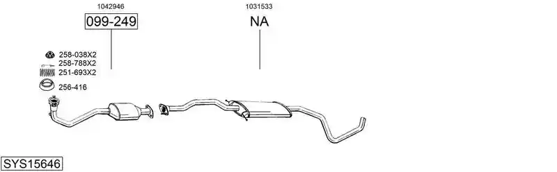 BOSAL SYS15646