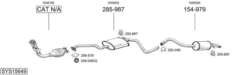 BOSAL SYS15649