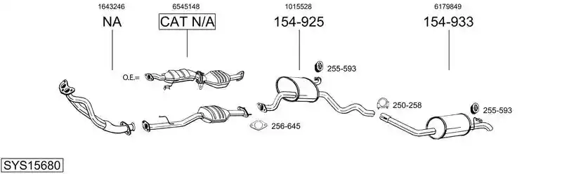 BOSAL SYS15680