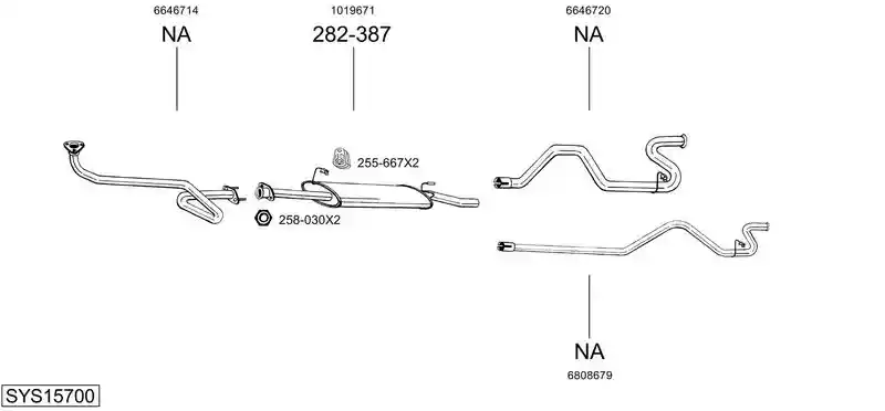 BOSAL SYS15700