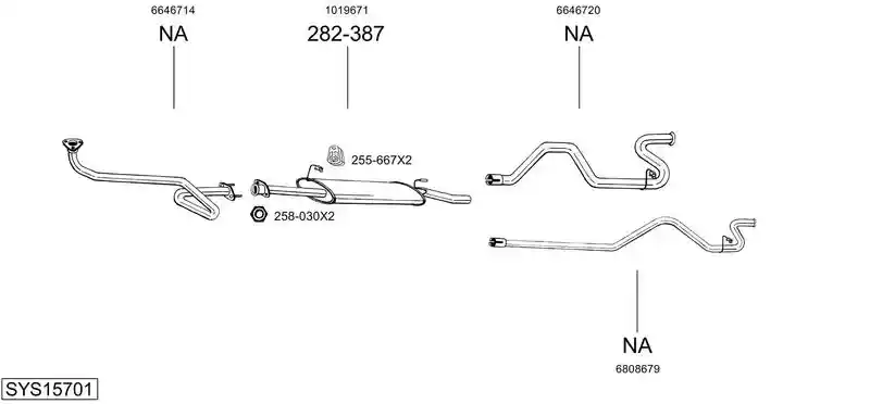 BOSAL SYS15701