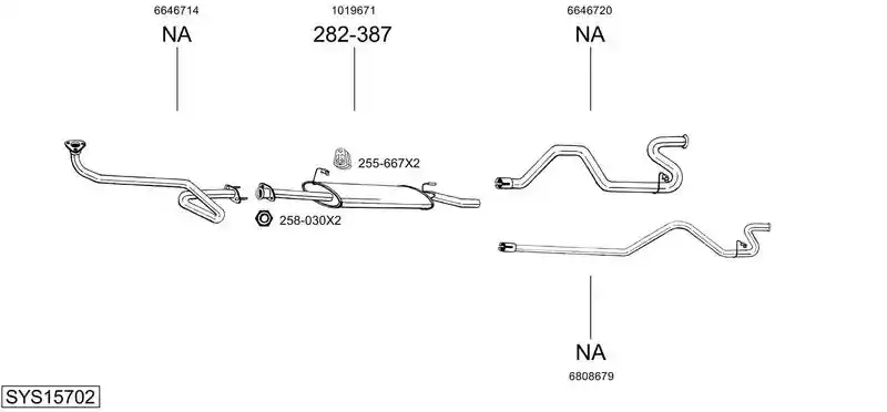 BOSAL SYS15702