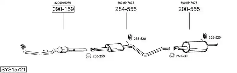 BOSAL SYS15721