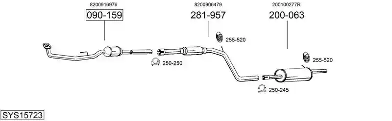 BOSAL SYS15723