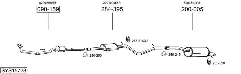 BOSAL SYS15728