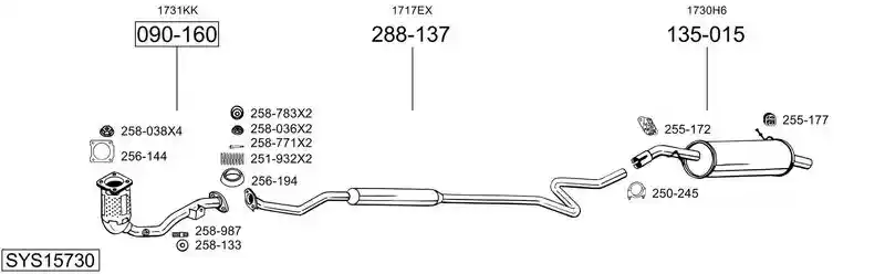 BOSAL SYS15730