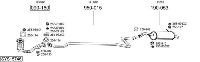 BOSAL SYS15746