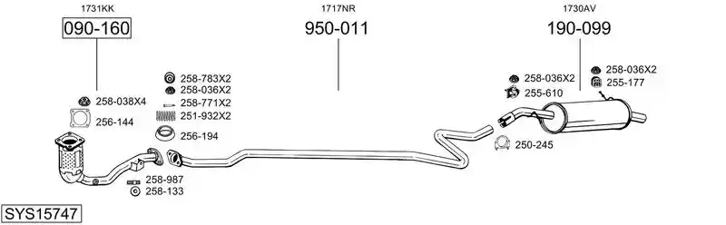 BOSAL SYS15747