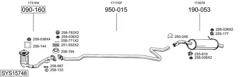 BOSAL SYS15748