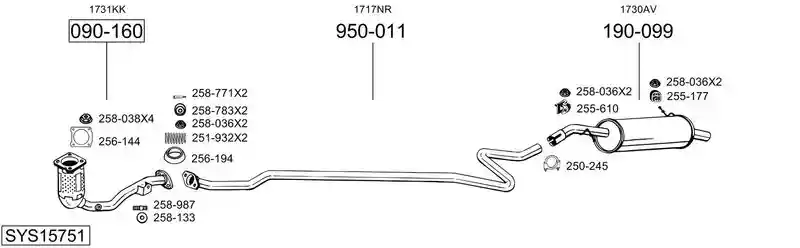 BOSAL SYS15751