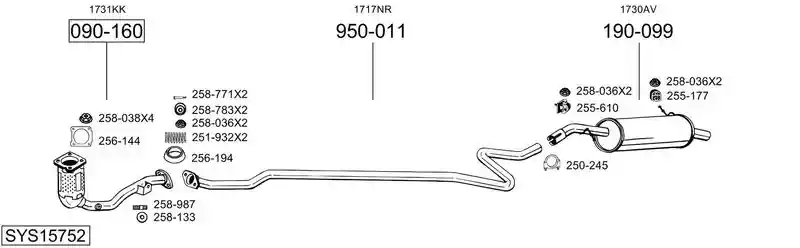 BOSAL SYS15752
