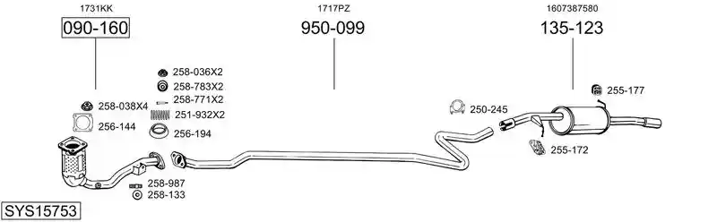 BOSAL SYS15753