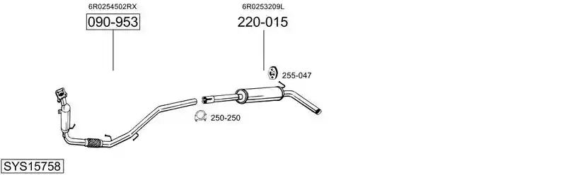 BOSAL SYS15758
