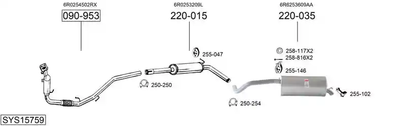 BOSAL SYS15759