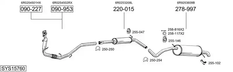 BOSAL SYS15760