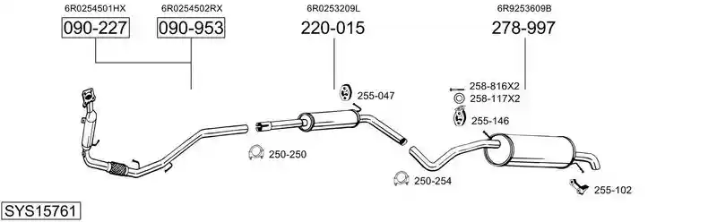 BOSAL SYS15761