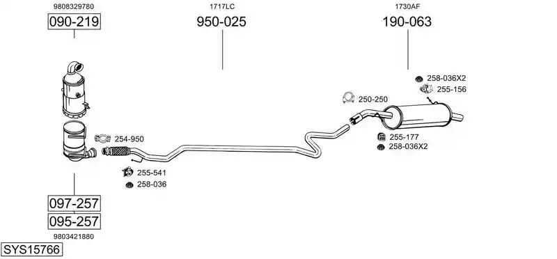 BOSAL SYS15766