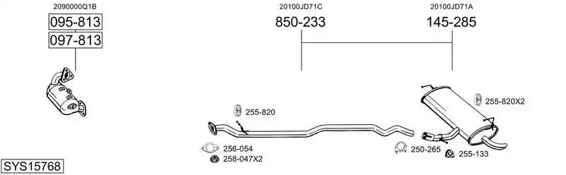 BOSAL SYS15768