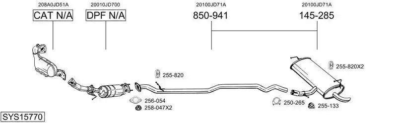 BOSAL SYS15770