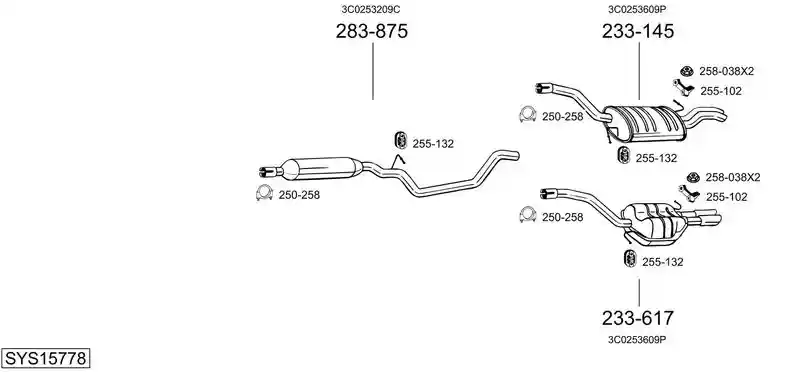 BOSAL SYS15778