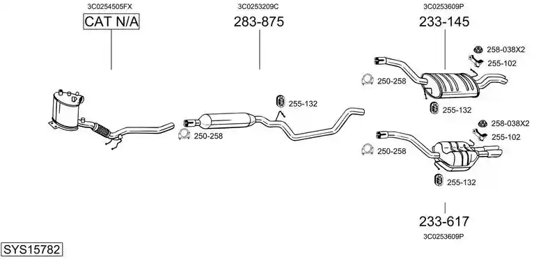BOSAL SYS15782