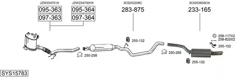 BOSAL SYS15783