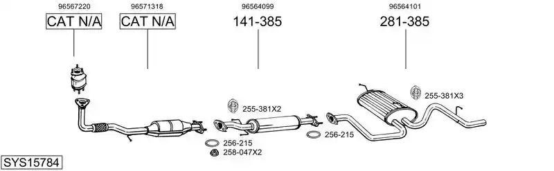 BOSAL SYS15784
