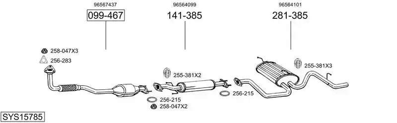 BOSAL SYS15785