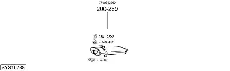 BOSAL SYS15788