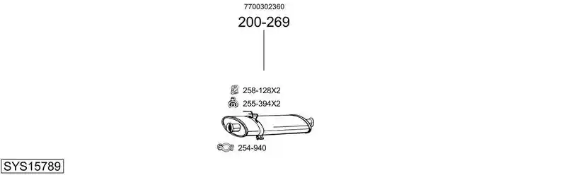 BOSAL SYS15789
