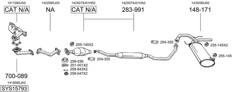 BOSAL SYS15793