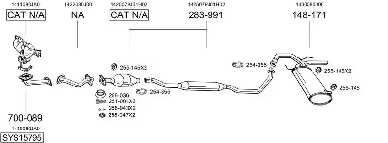 BOSAL SYS15795
