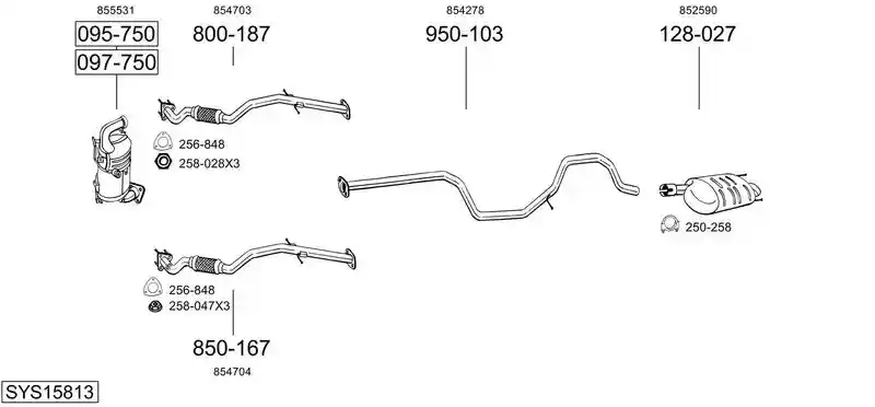 BOSAL SYS15813