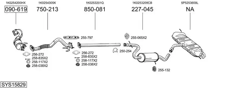BOSAL SYS15829