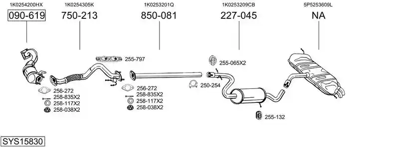 BOSAL SYS15830