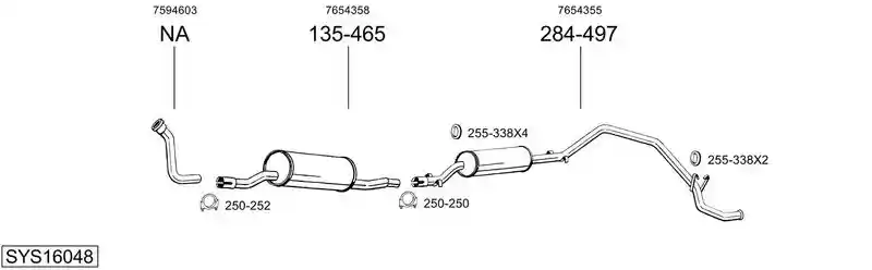 BOSAL SYS16048