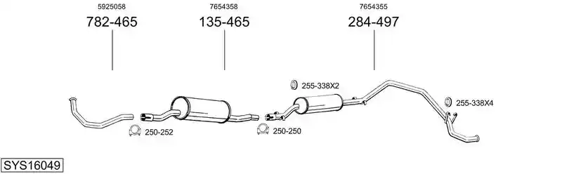 BOSAL SYS16049