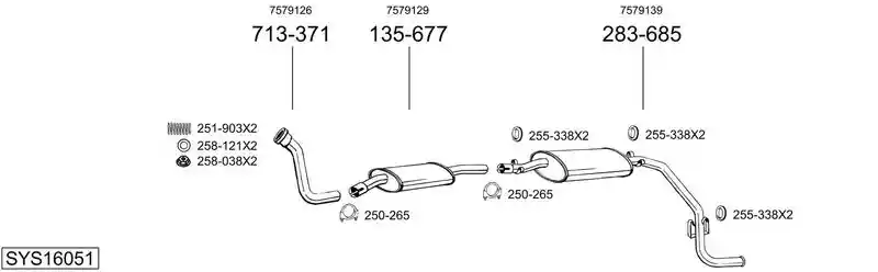 BOSAL SYS16051