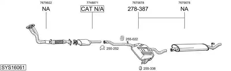 BOSAL SYS16061