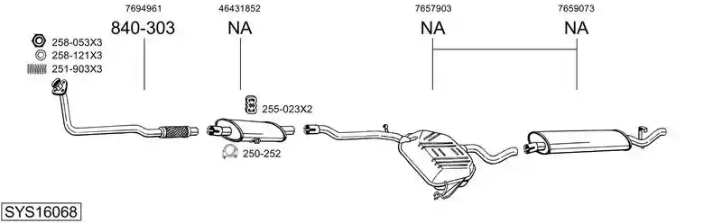 BOSAL SYS16068