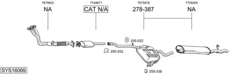 BOSAL SYS16069