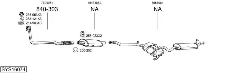 BOSAL SYS16074